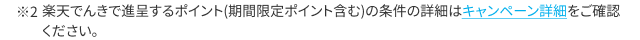 楽天でんきで進呈するポイント(期間限定ポイント含む)の条件の詳細はキャンペーン詳細をご確認ください。