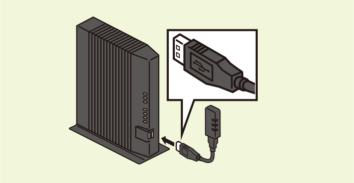 USBドングル接続イメージ